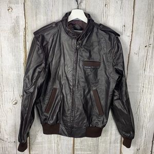Vintage Leather Members Only Jacket